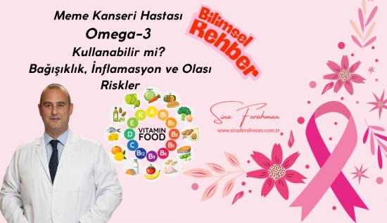 Meme Kanseri Hastası Omega-3 Kullanabilir mi? Bağışıklık, İnflamasyon ve Olası Riskler | Bilimsel Rehber